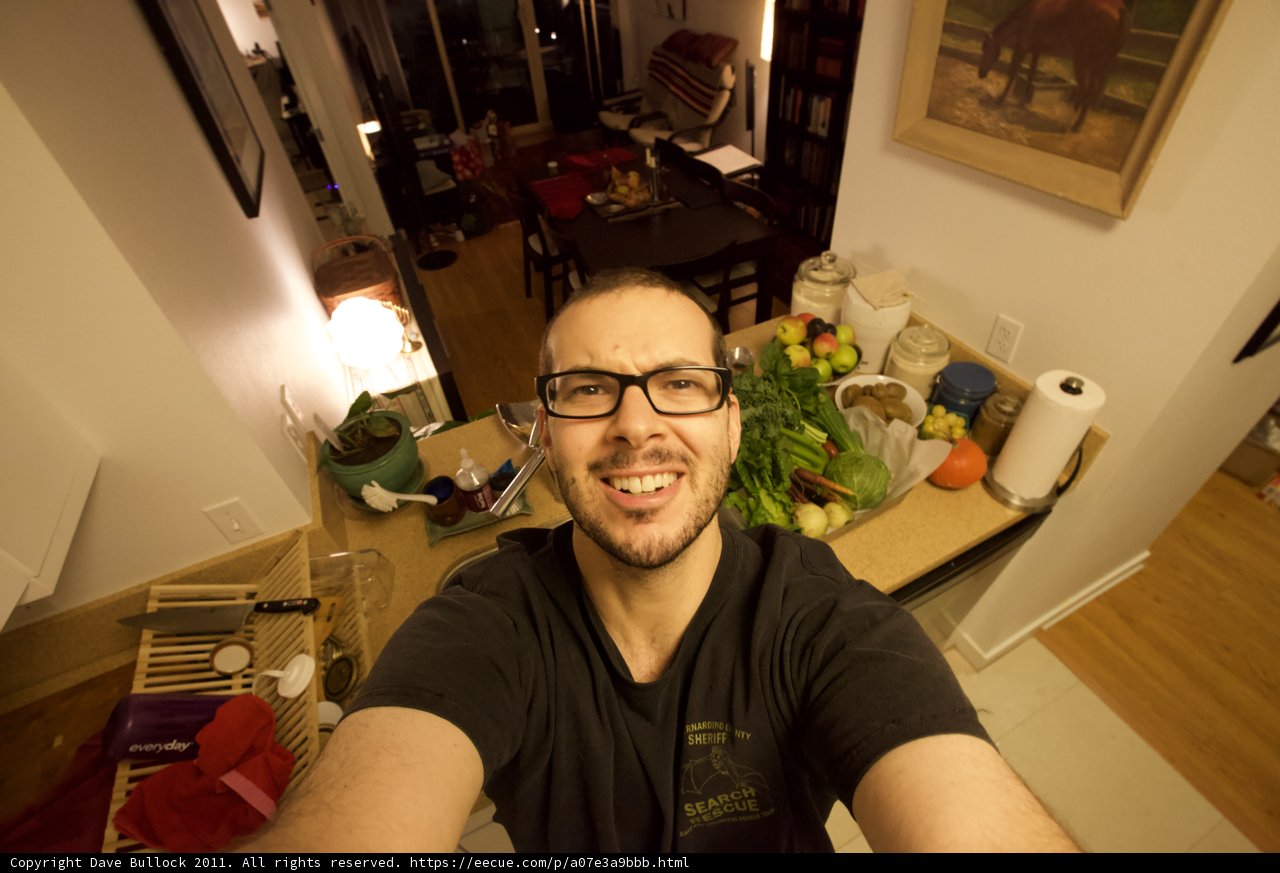 Selfie time in the kitchen