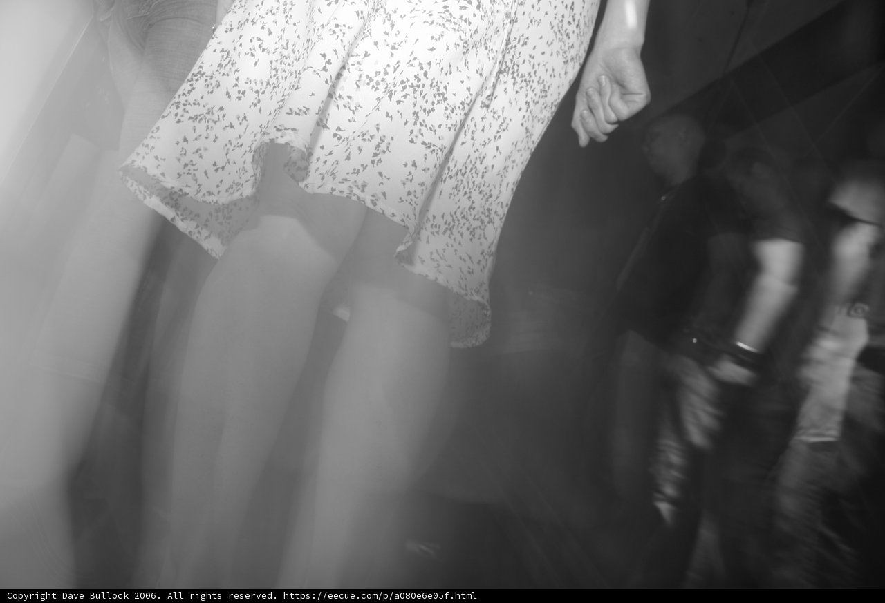 Blurry Legs on the Dance Floor