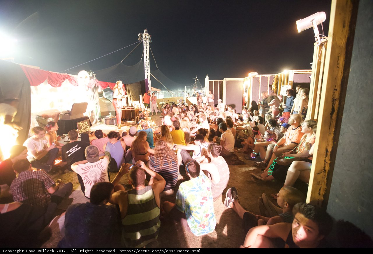 Night-time Crowd at Coachella