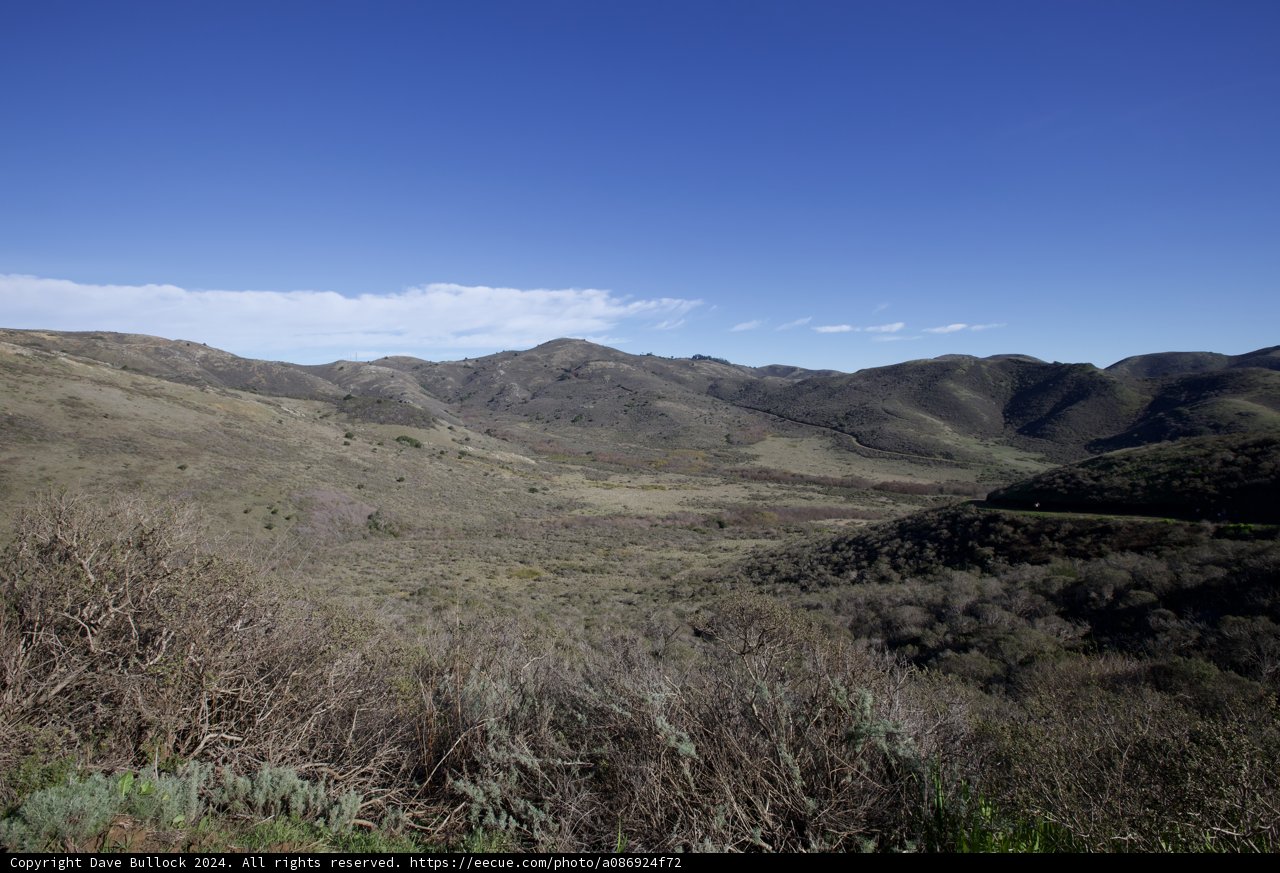 Majestic Mountains: A View from Marin Headlands Hill 88