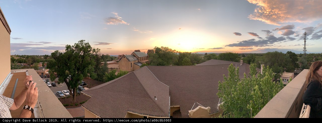 A Beautiful Sunset on the Balcony