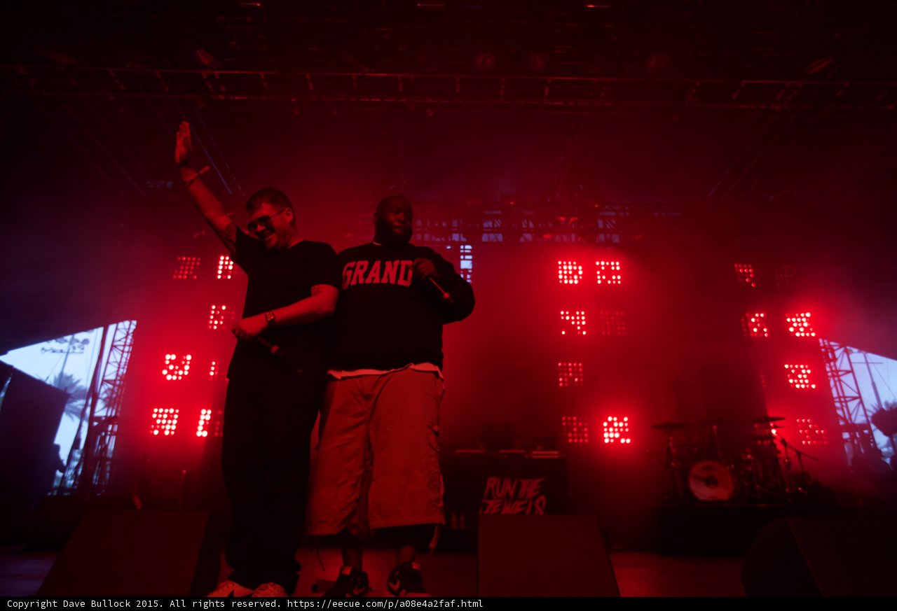 Run The Jewels Duo Red Stage