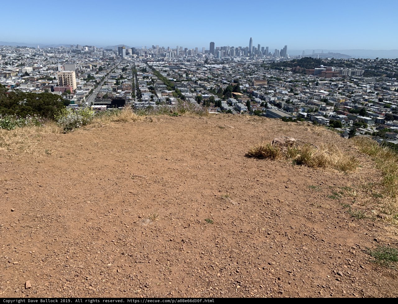 Urban Scenery on Bernal Heights