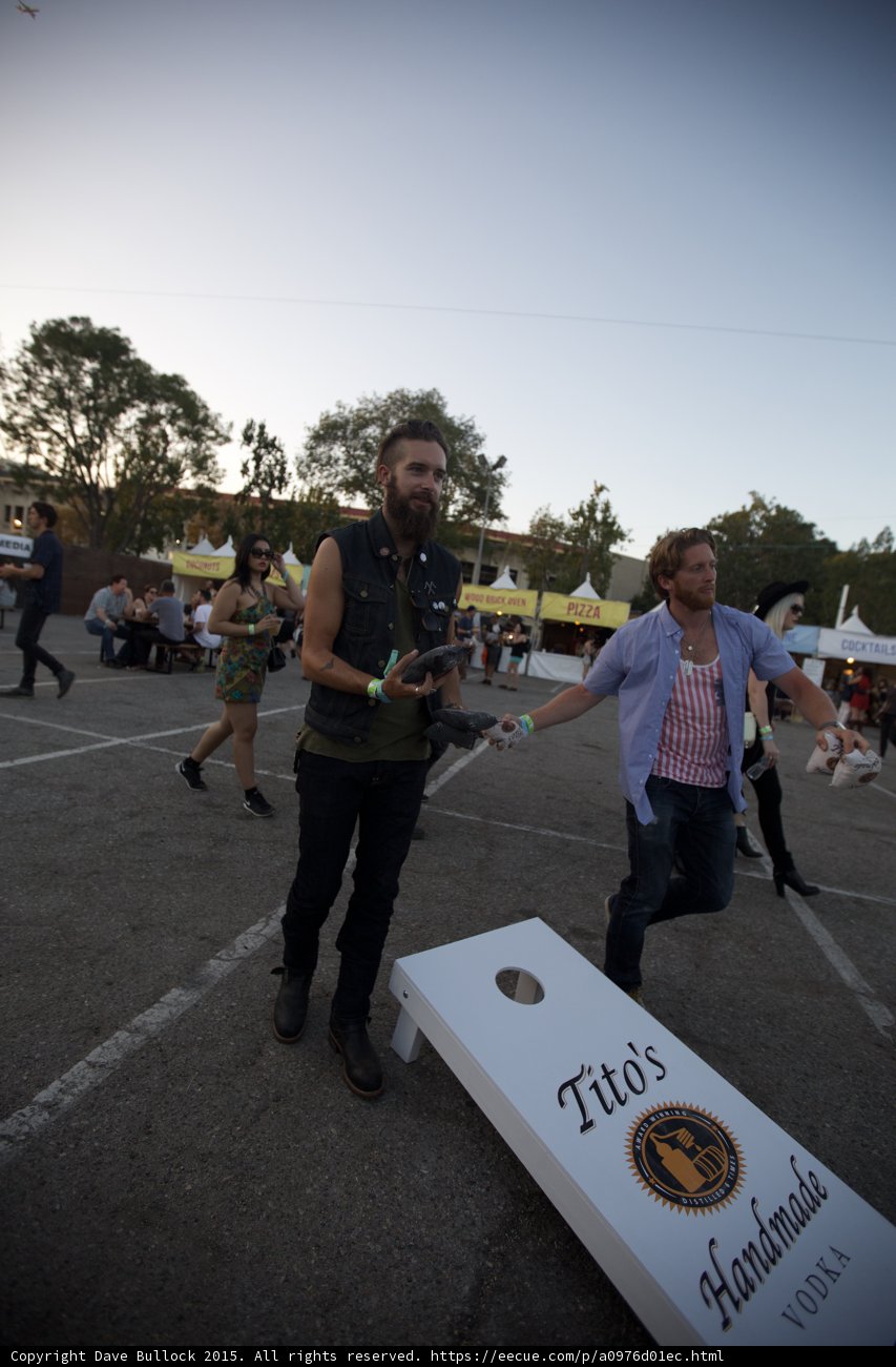 Hipster Cornhole Players