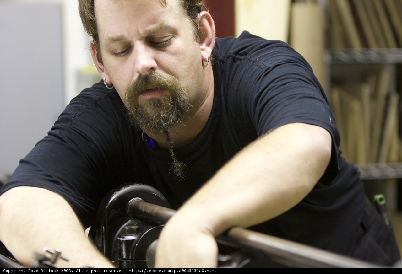 Black Shirted Man at the Gym