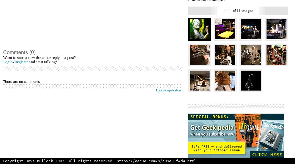 Webpage Advertisement for 16 People Docu-File Poster