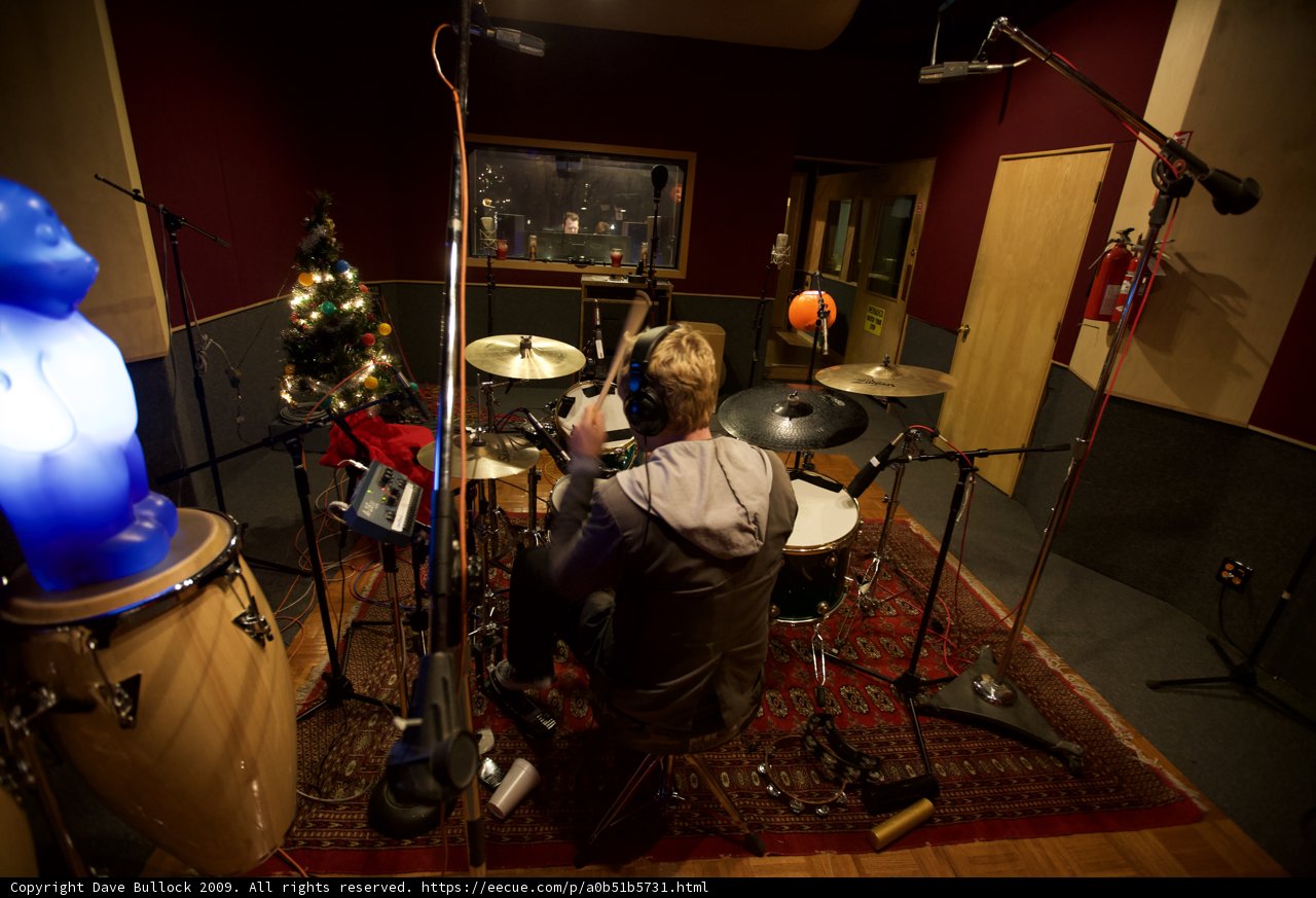Drumming up some holiday cheer