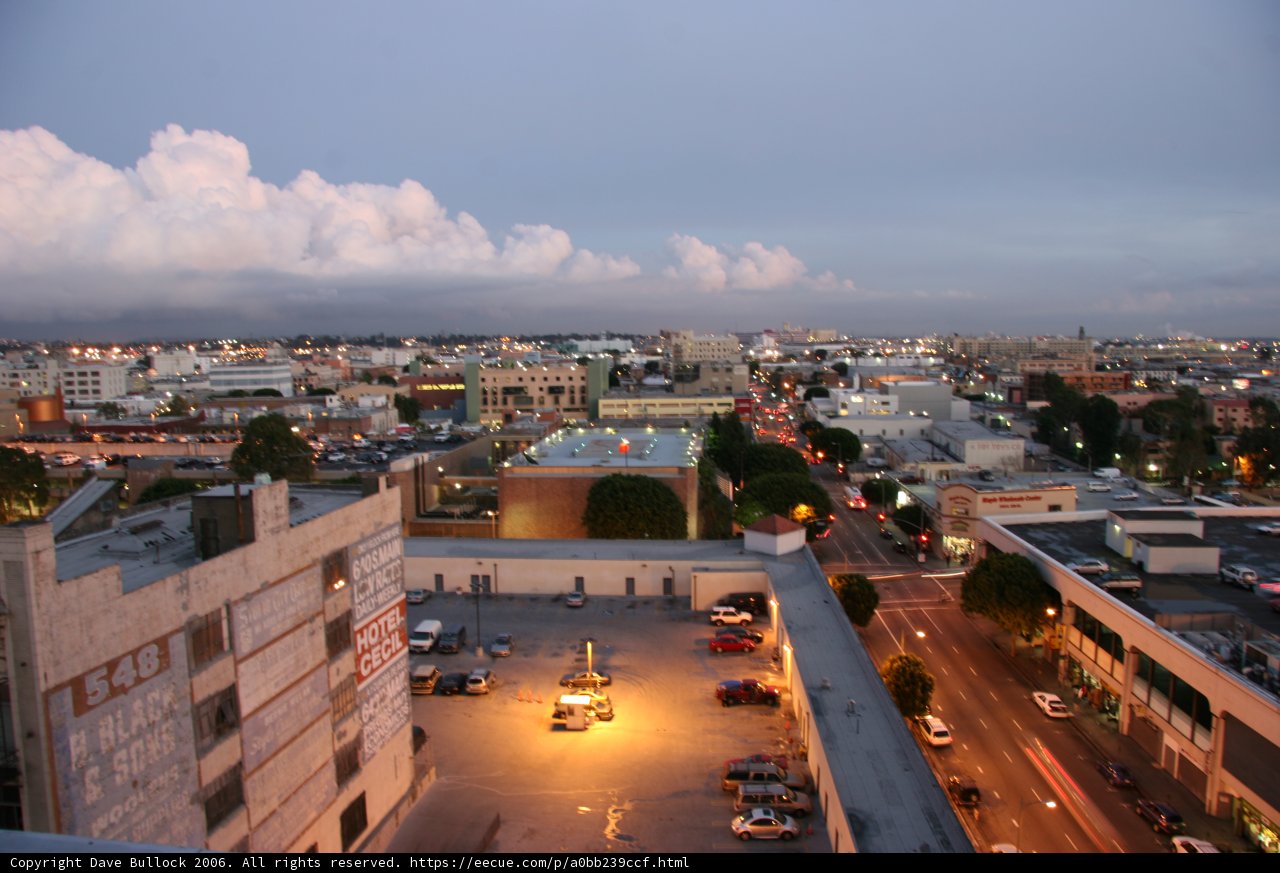 Cityscape at Sunset