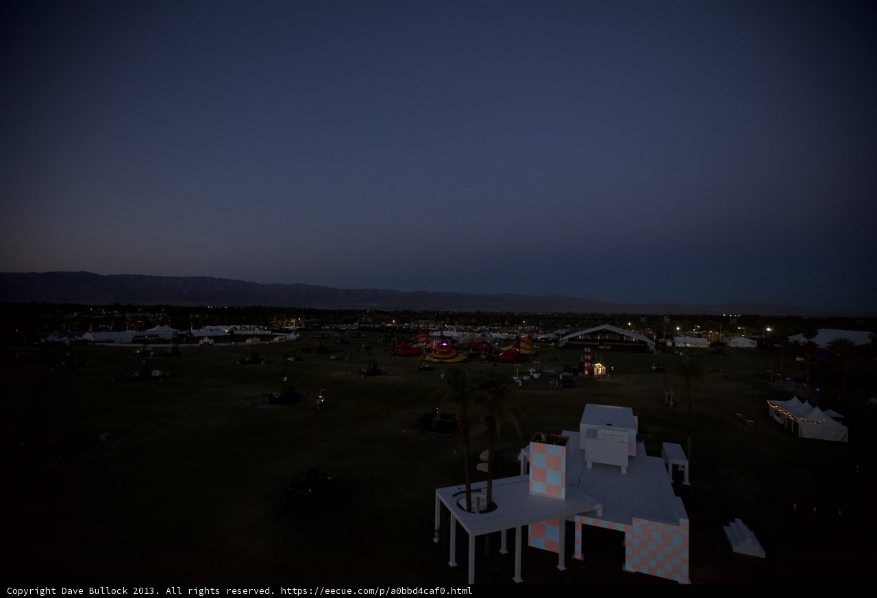 Night Sky Over The Field