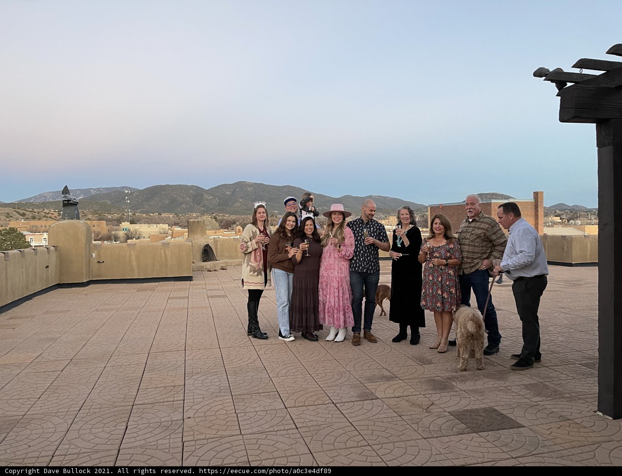 The Santa Fe Shelter Squad with their Furry Companion