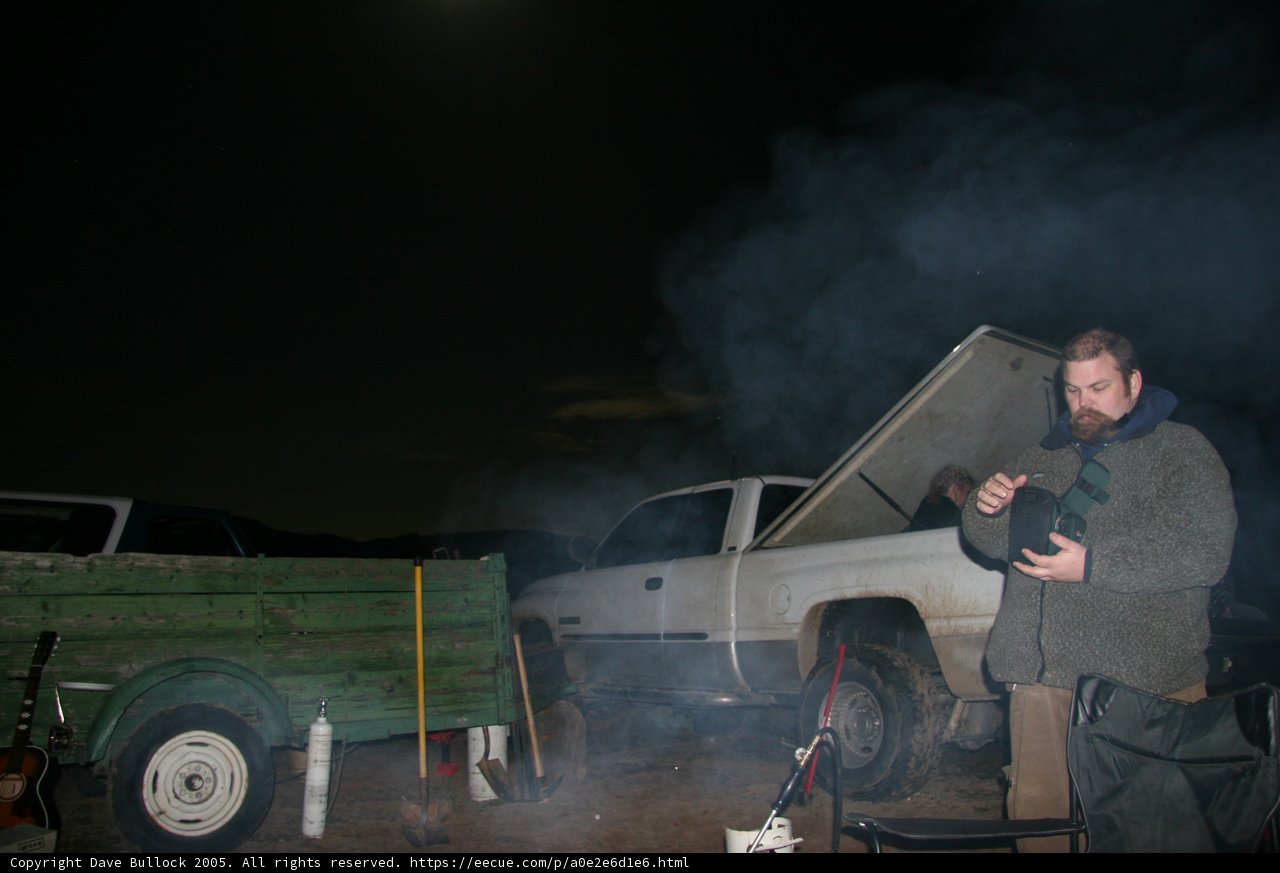Smoking Break by the Truck