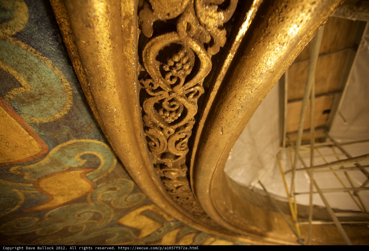 The Ornate Ceiling of the Church of the Holy Sepulcher