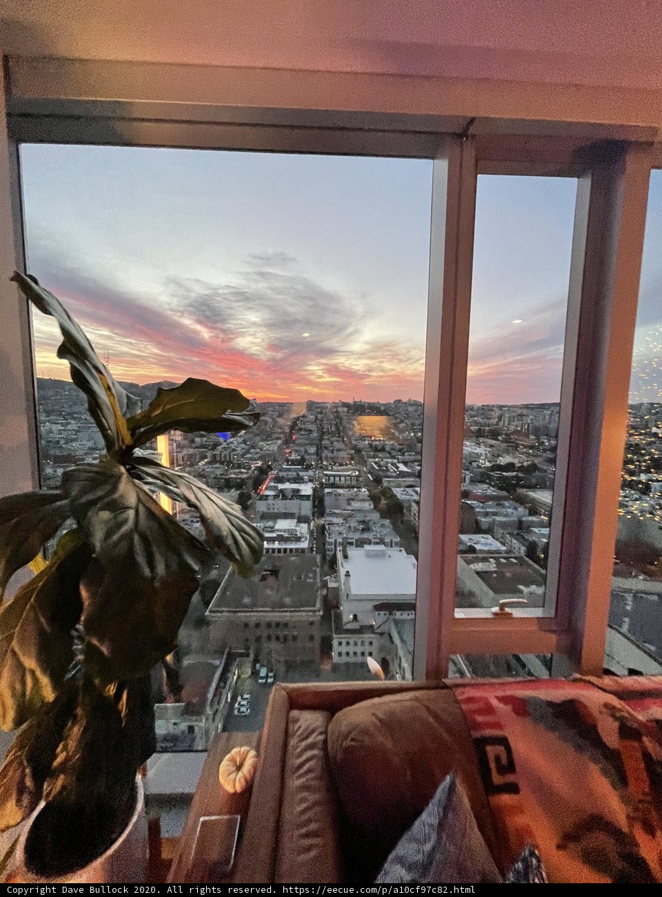 Golden Hour from the City Skyline