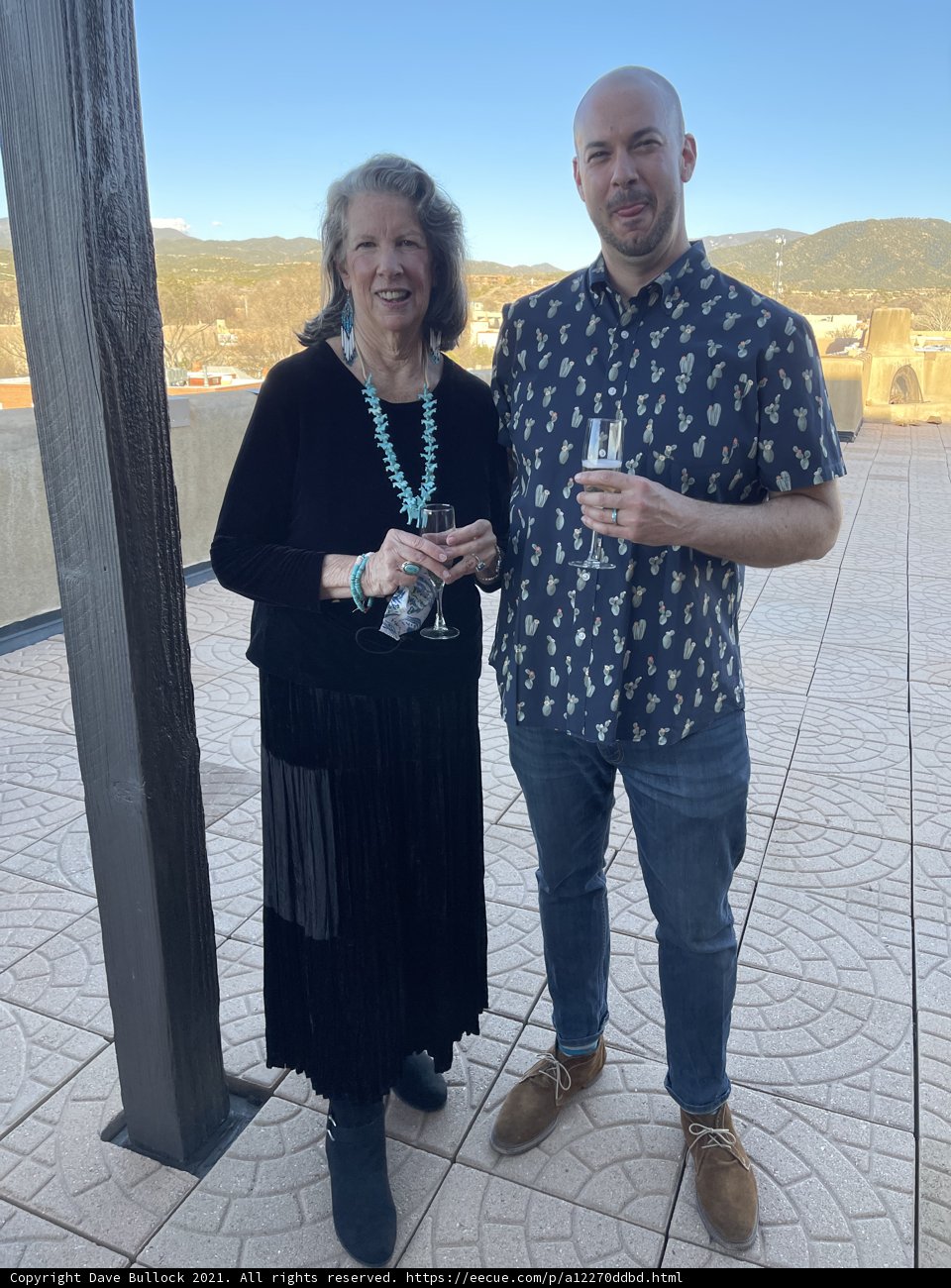 Toasting to a Beautiful Day in Santa Fe