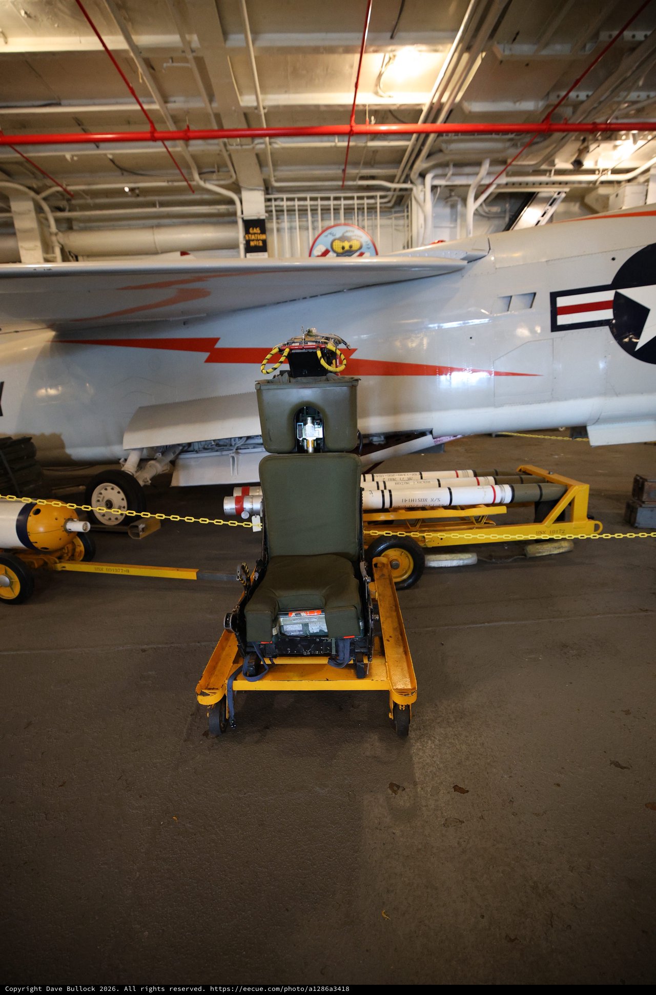 Naval Aircraft Maintenance on USS Hornet Museum