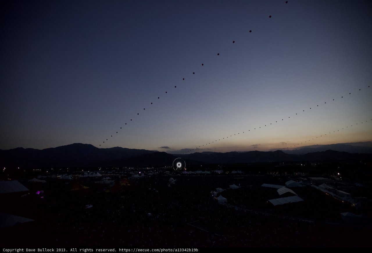 Coachella Dusk Skyline