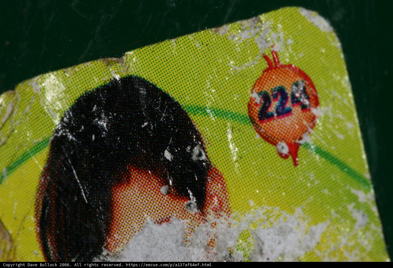 Green Box with Applique Sticker