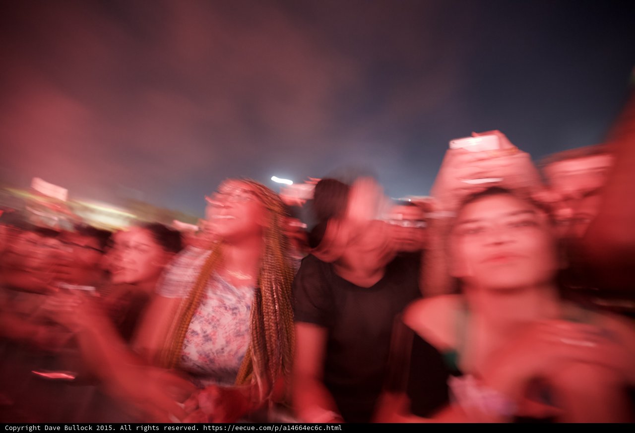 FYF Fest Heavy Motion Blur Woman Blonde Braids Floral Shirt Abstract Red Lighting Dancing