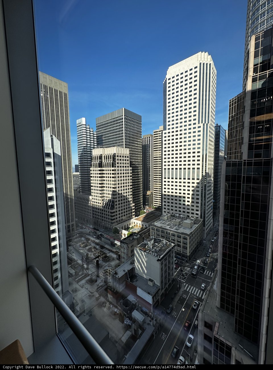 Captivating Cityscape from a High Rise Window