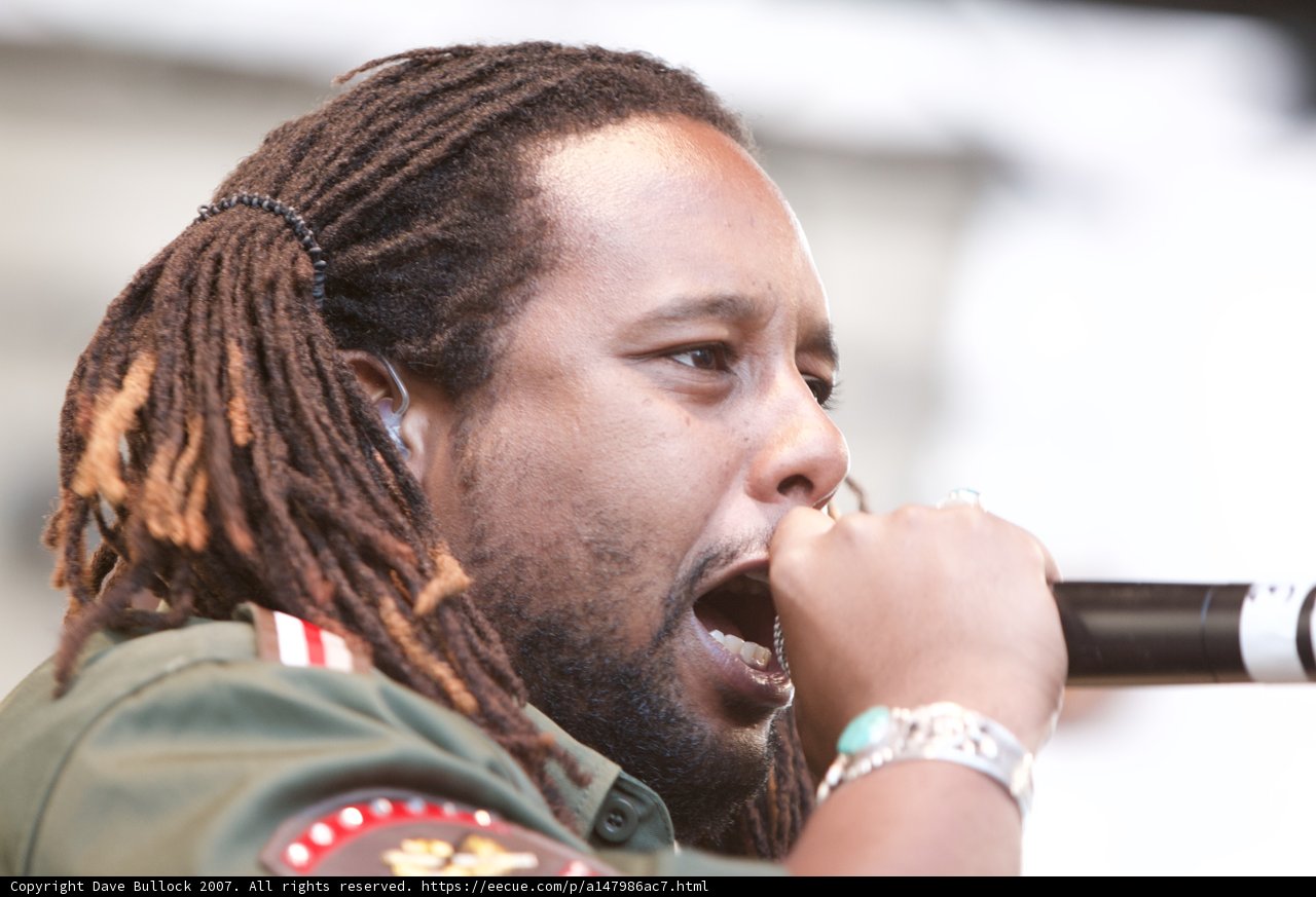 Grand Performance by the Ozomatli with a Dreadlocked Singer
