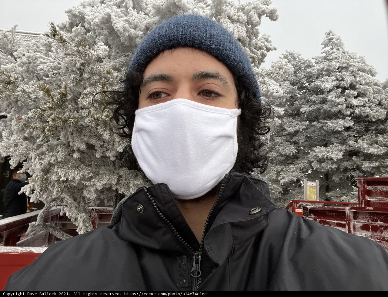 Snowy Masked Man