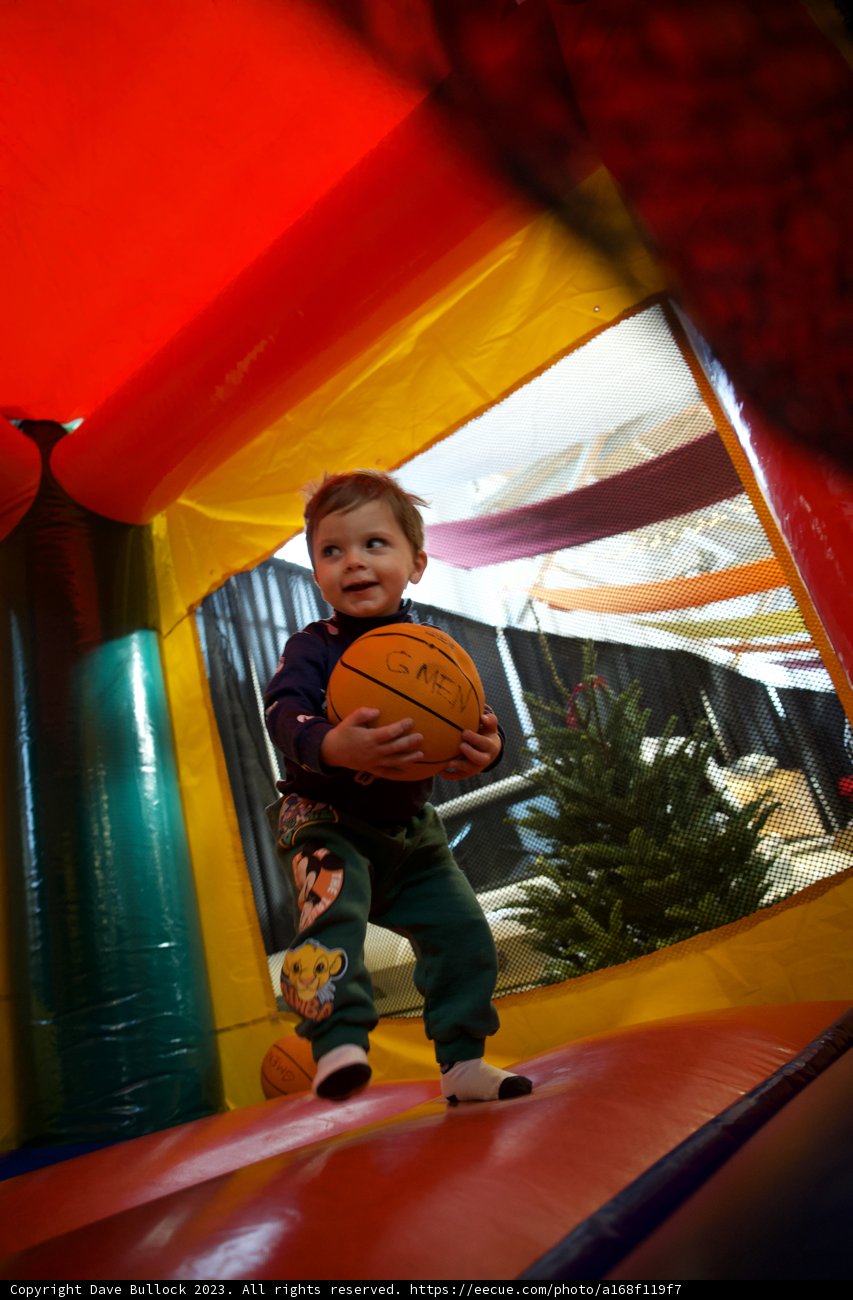 Bouncy Castle Hoops: Wesley's Big Play Day
