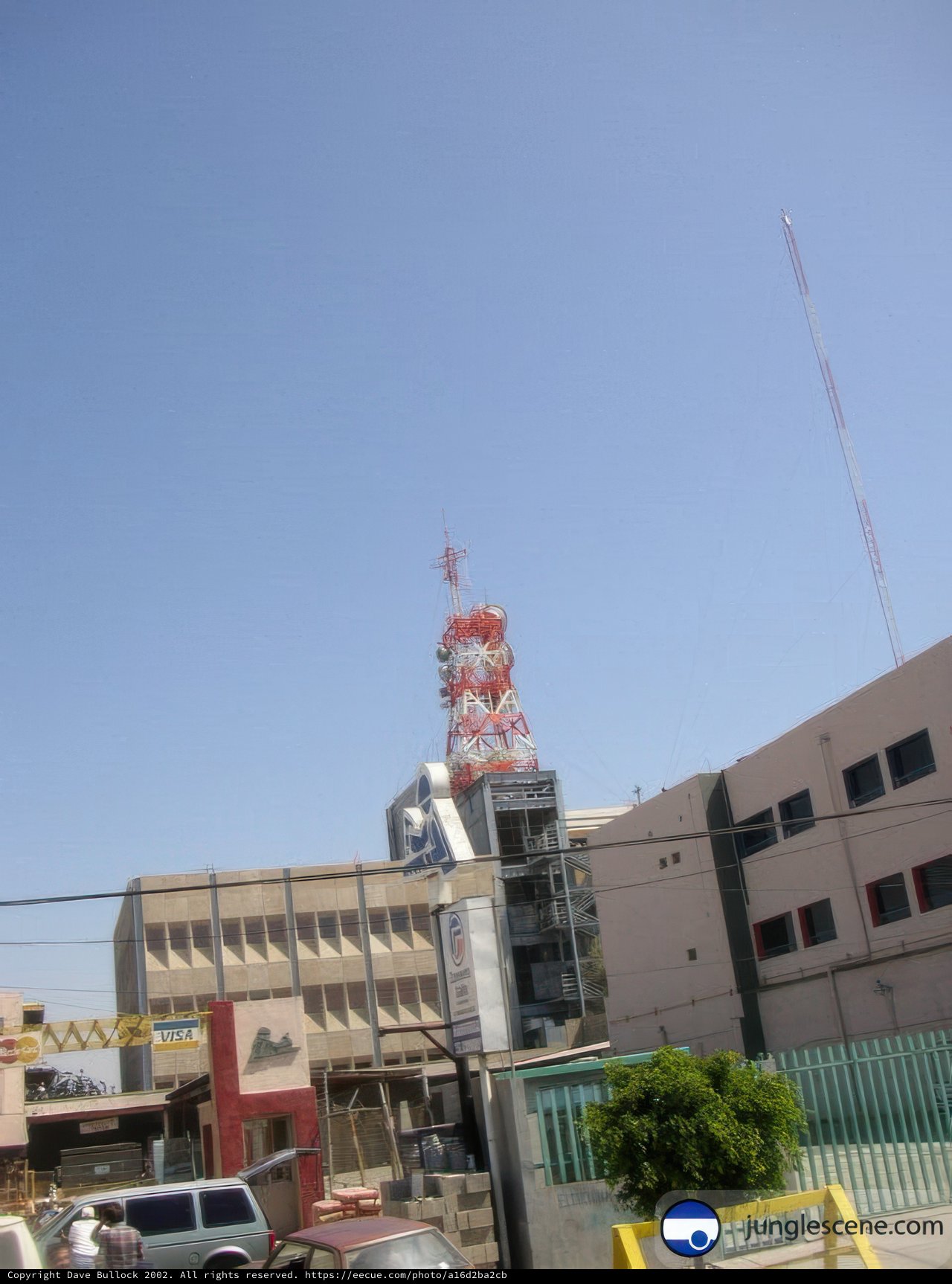 Towering Architecture and Vehicles in Ensenada