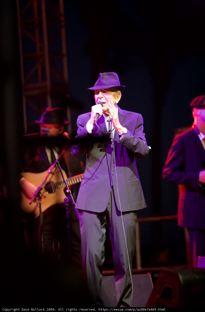 Leonard Cohen Takes Center Stage at Coachella 2009
