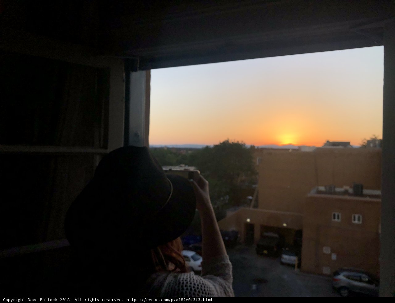 Sunset Through the Window