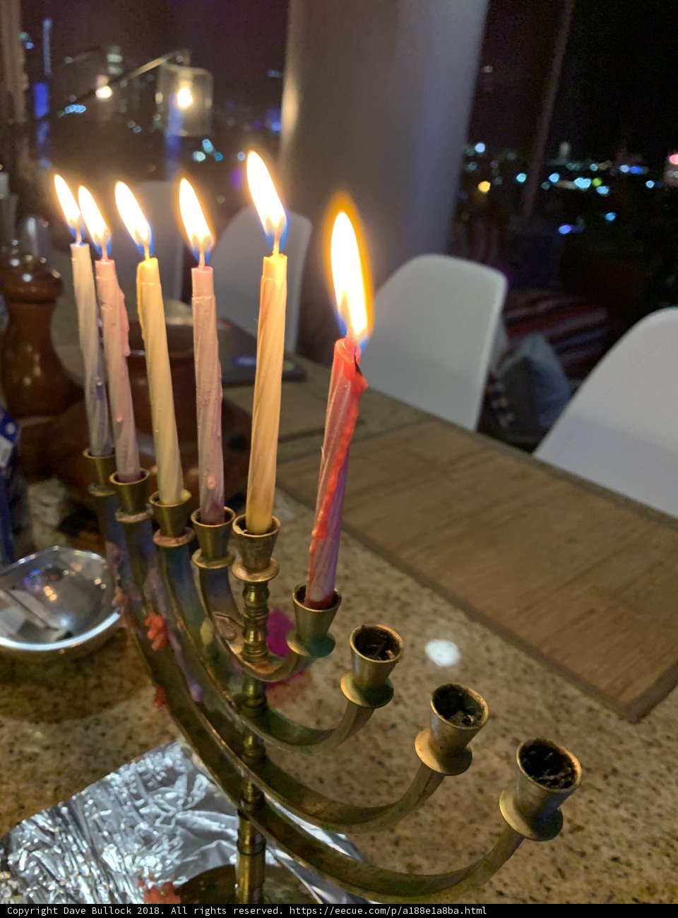 The Illuminated Menorah