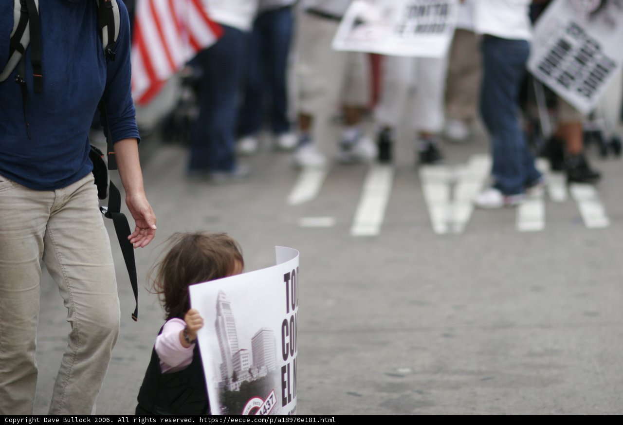 Little Girl Makes a Statement