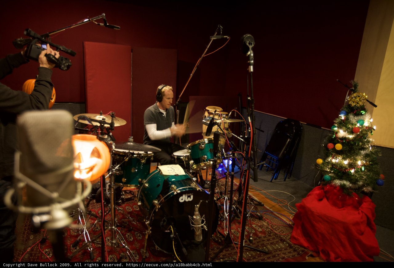 Christmas Groove in the Studio