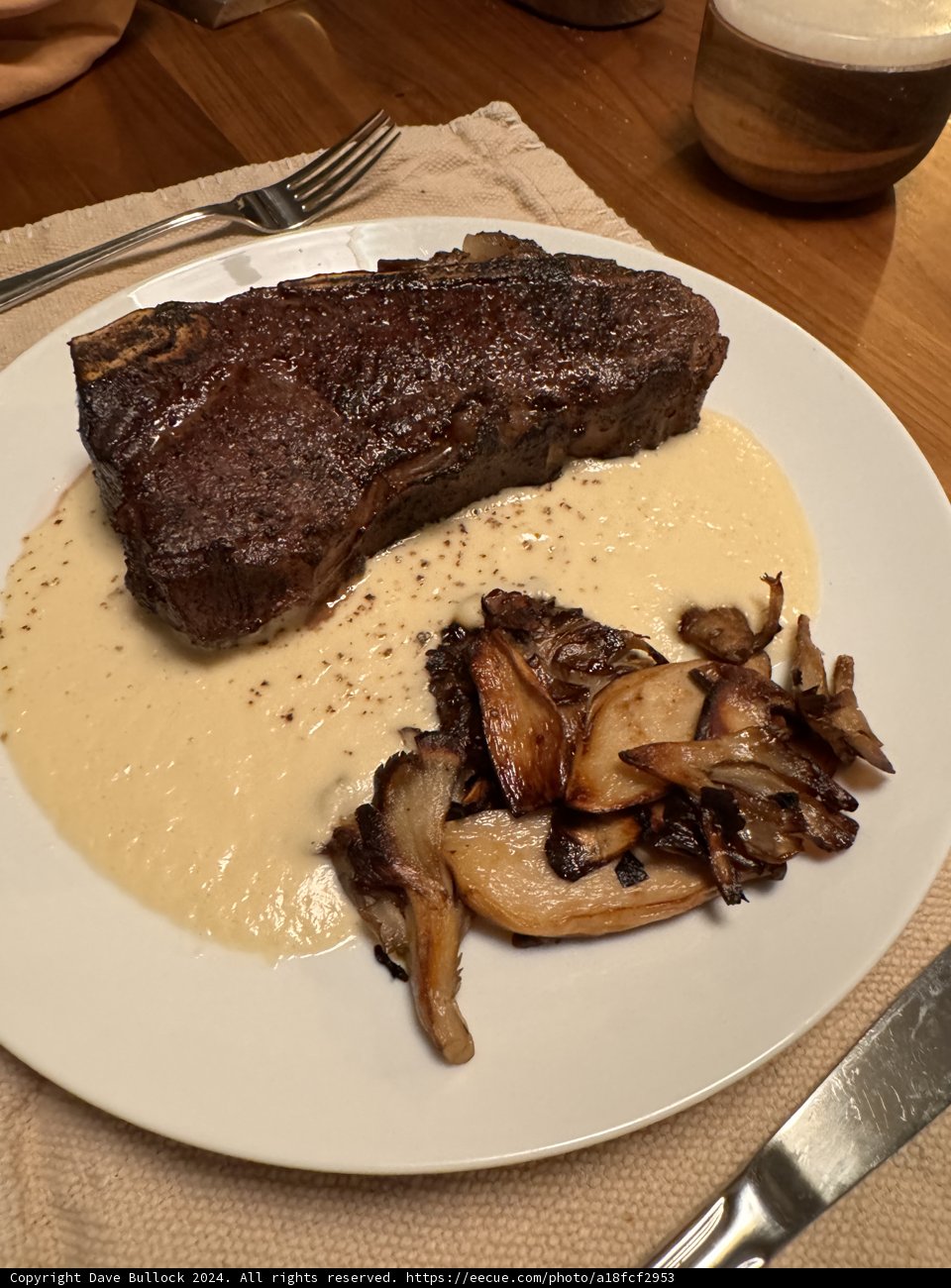 Culinary Delight: Steak and Mushrooms
