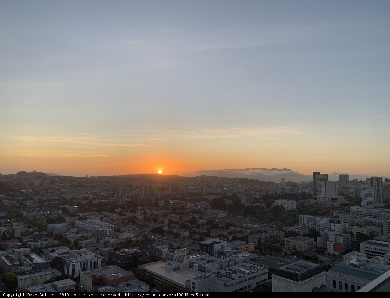Golden Hour Over San Francisco
