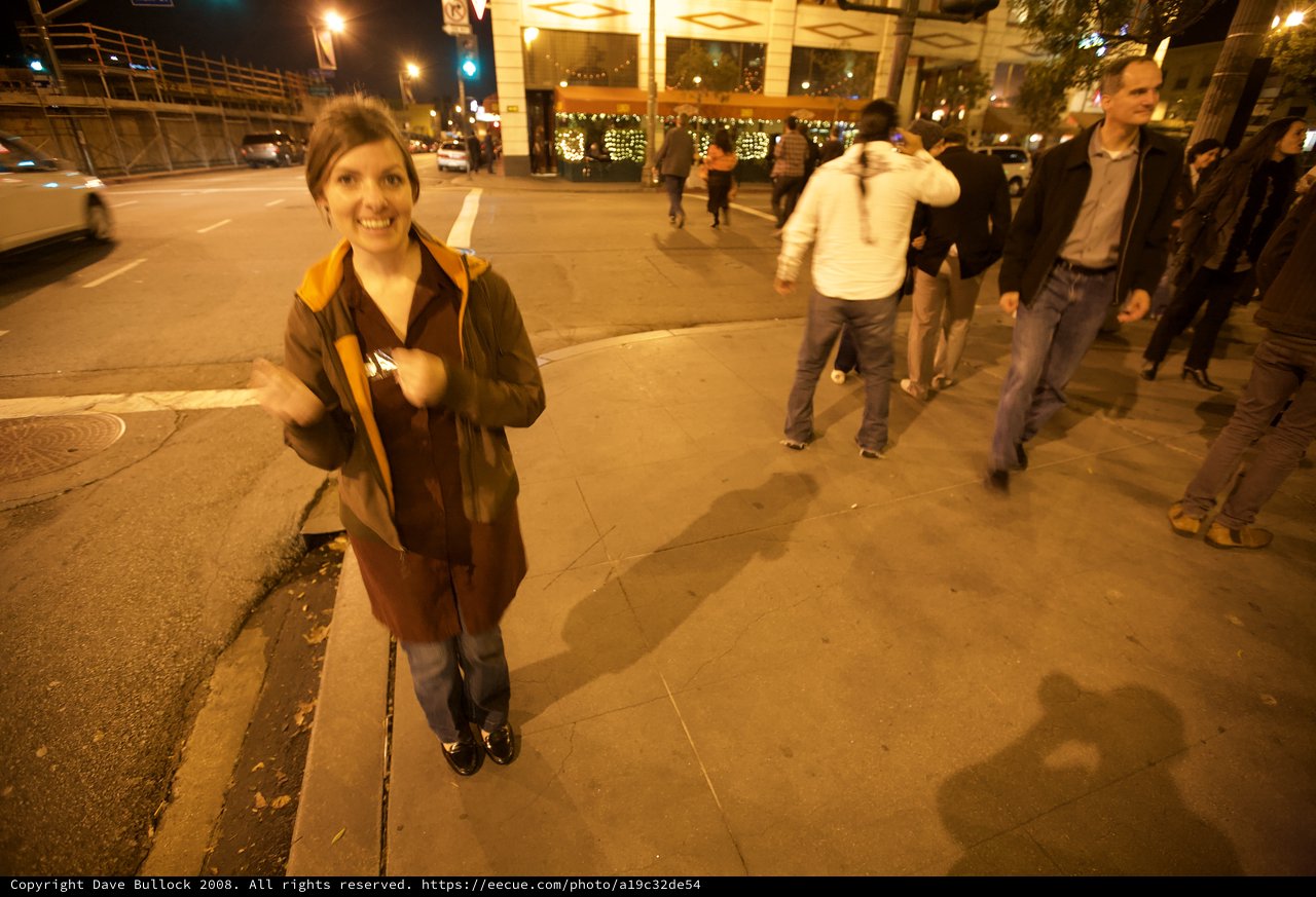 Joyful Celebration on City Streets Election Night 2008