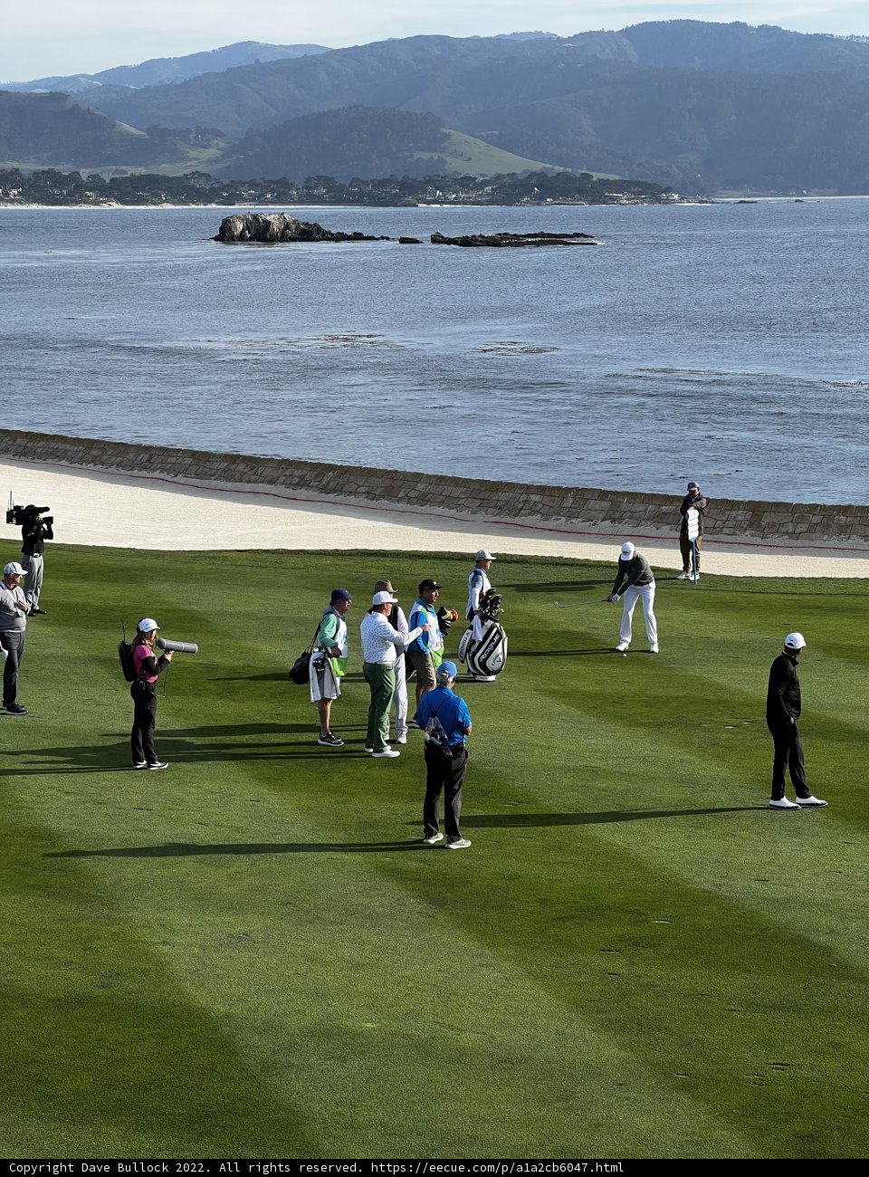 A Beautiful Day for Golfing at Pebble Beach Golf Links