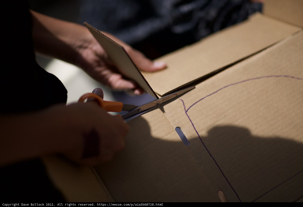 Cutting Cardboard for Packaging