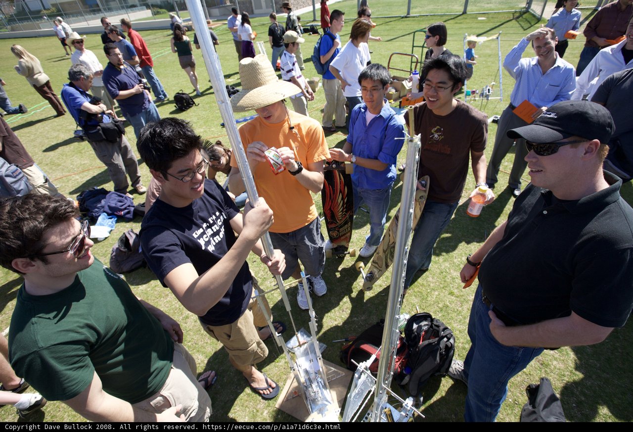 Kite-Flying Fun at Caltech's Engineering Competition
