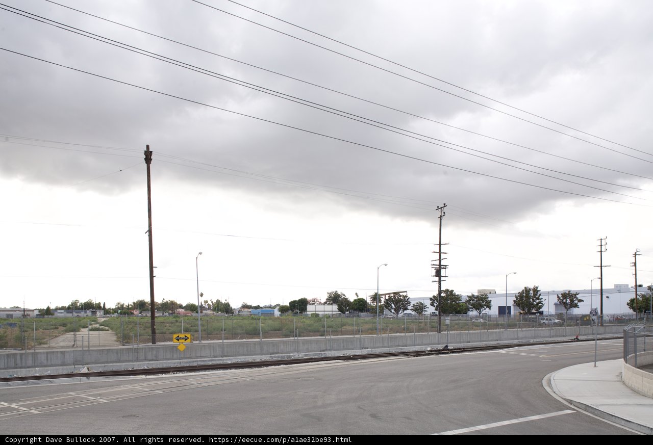 Cloudy Freeway Overhead