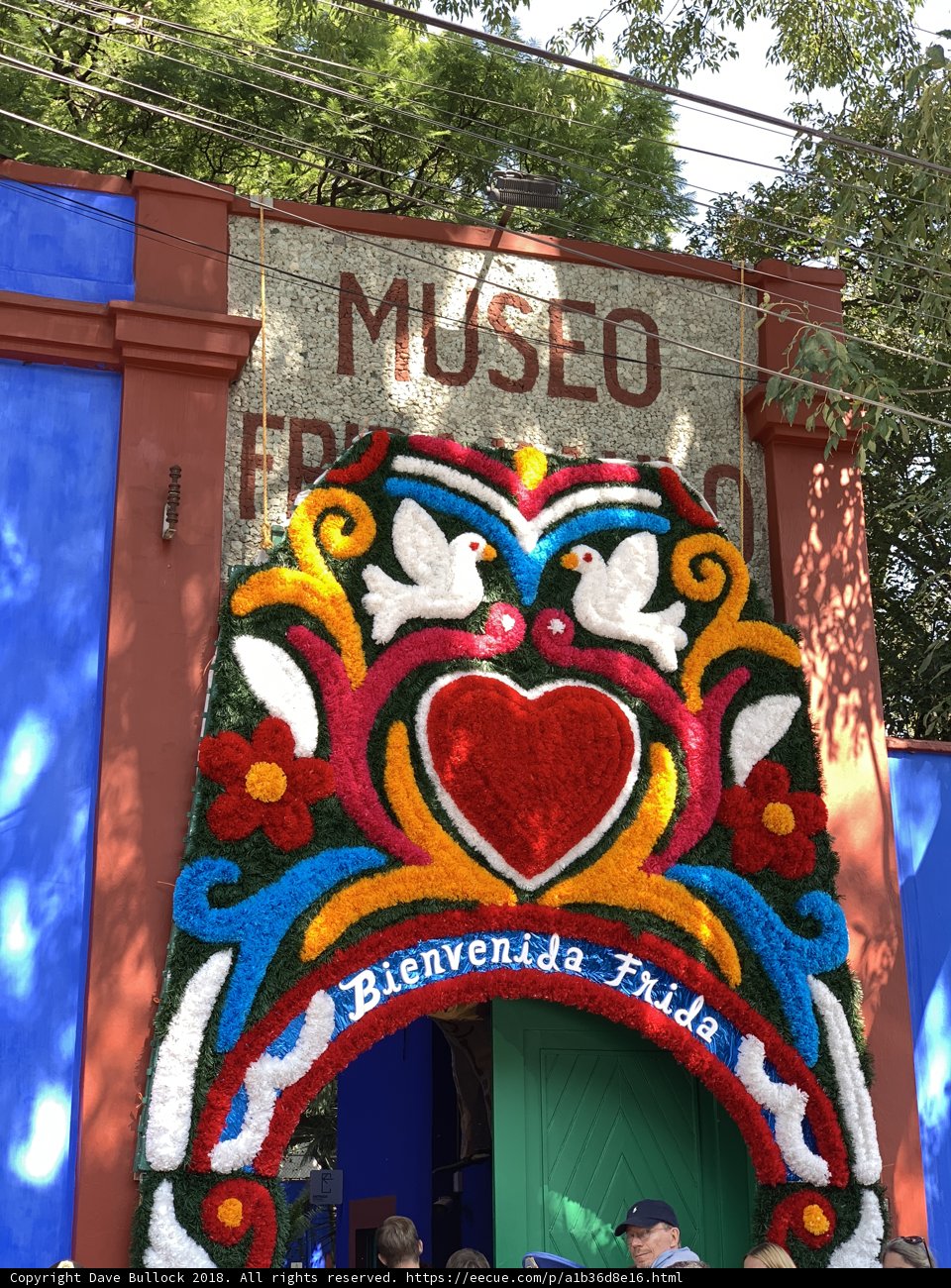 Colorful Heart and Bird Mural on Miguel Hidalgo Building