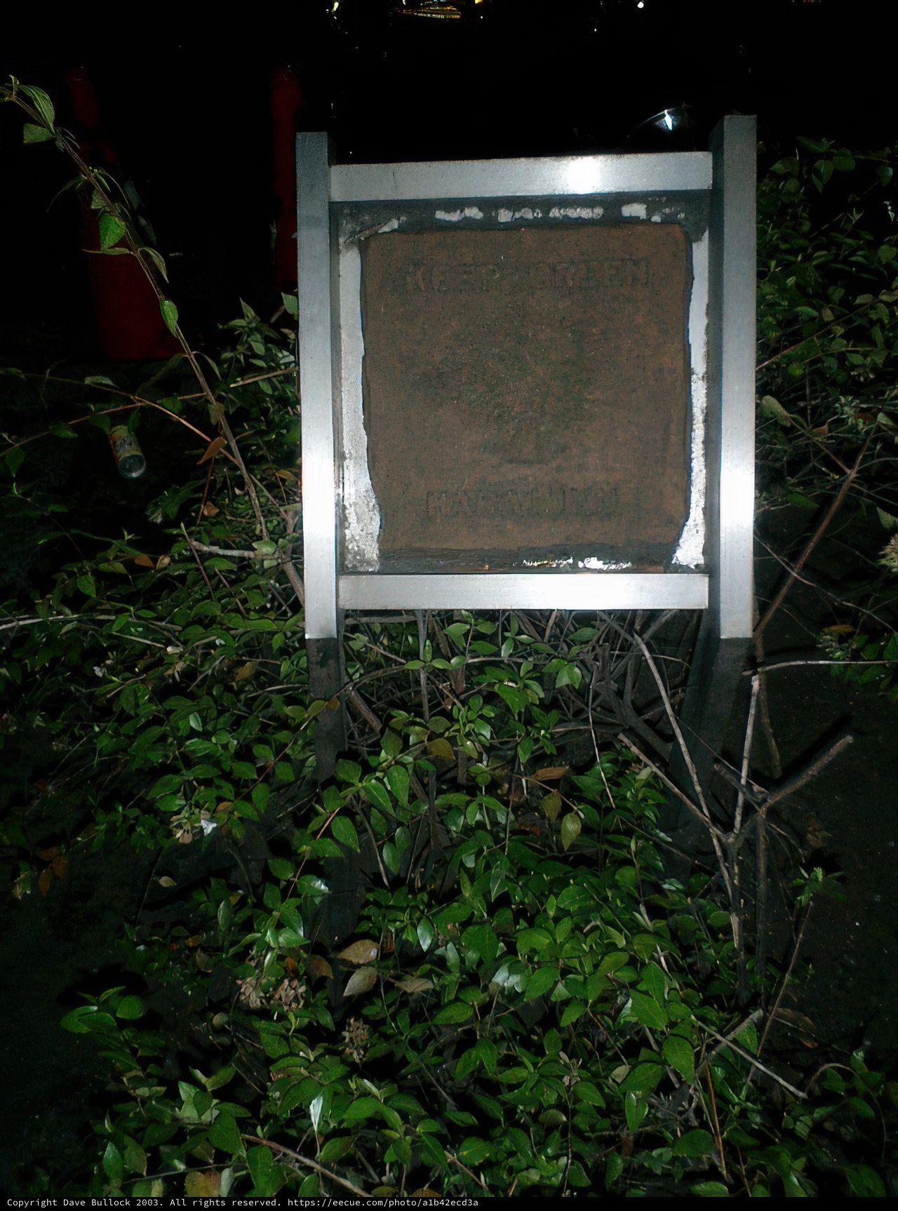 A Lonely Sign in the Field