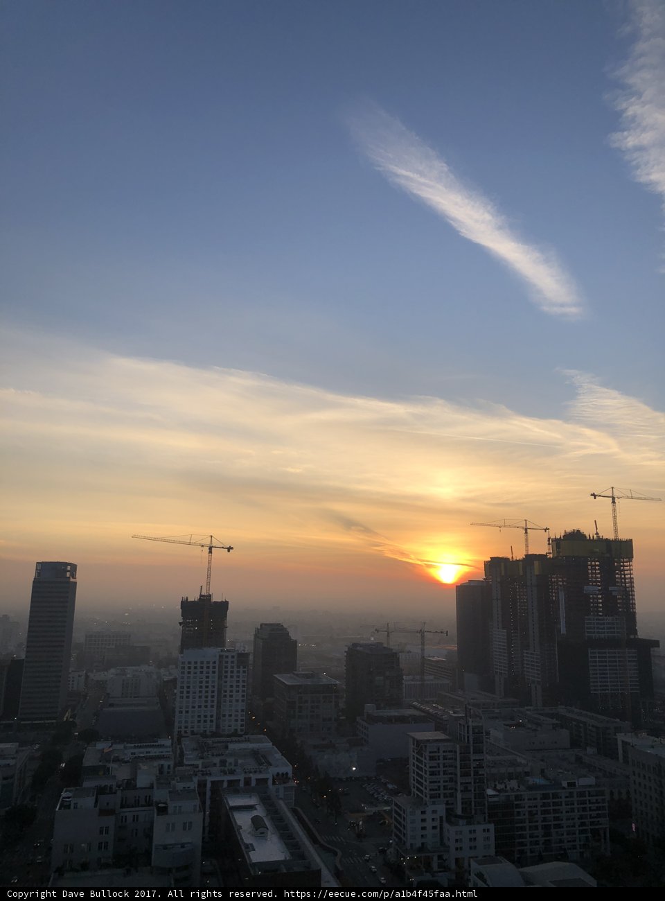 Sunset over the Metropolis