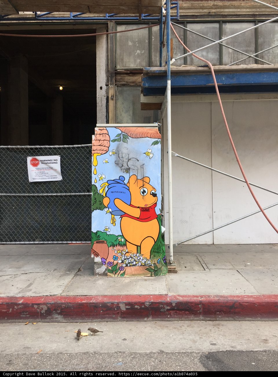 Pooh Street Art Wide View
