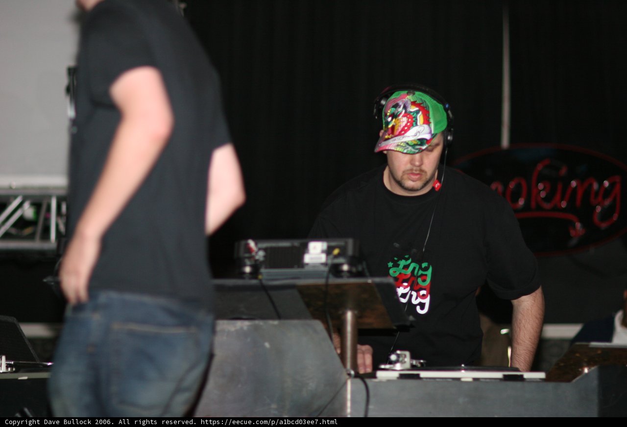 Entertainer in Black Shirt and Hat