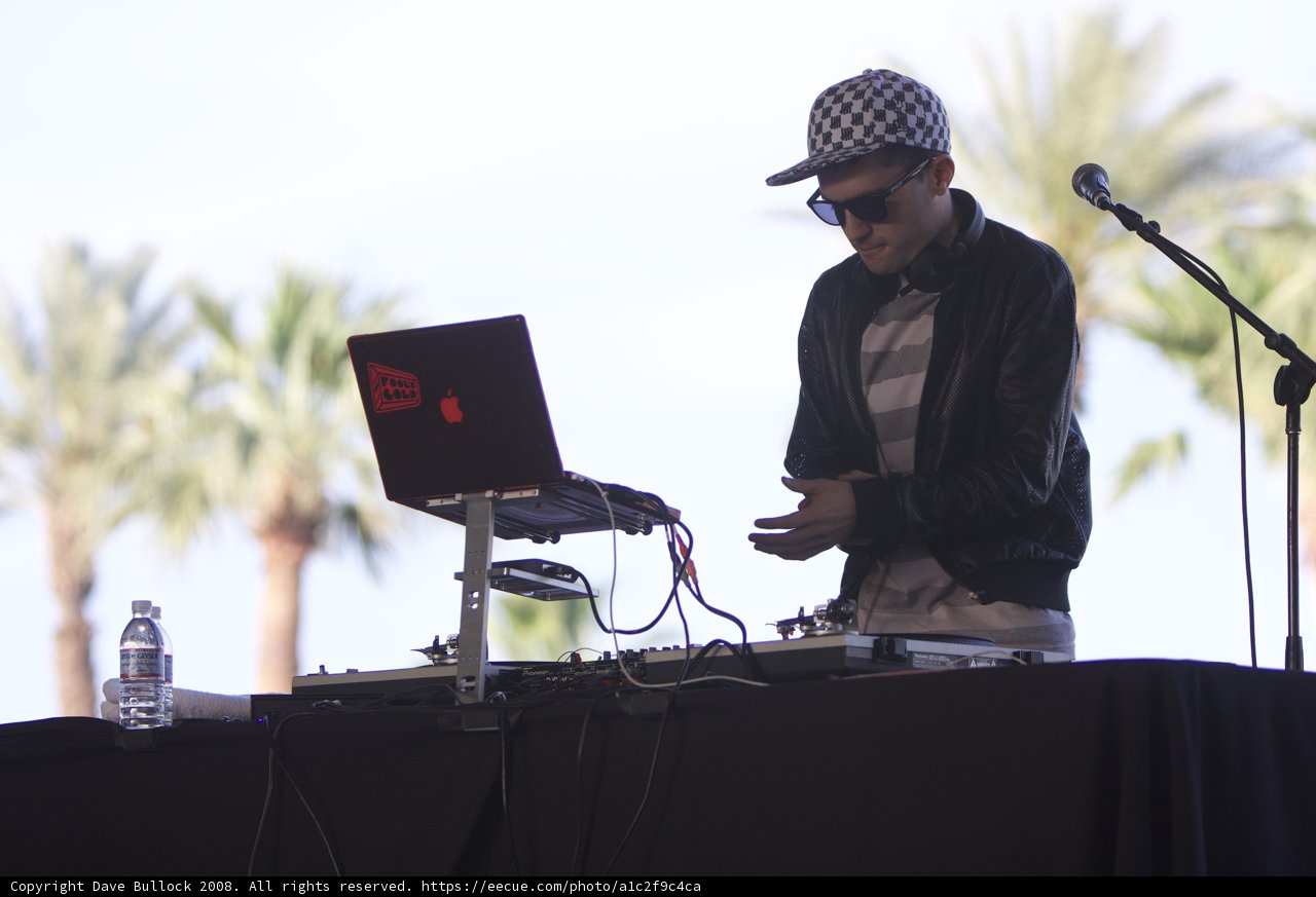 A-Trak Entertains Coachella Crowd with Laptop and Electronics