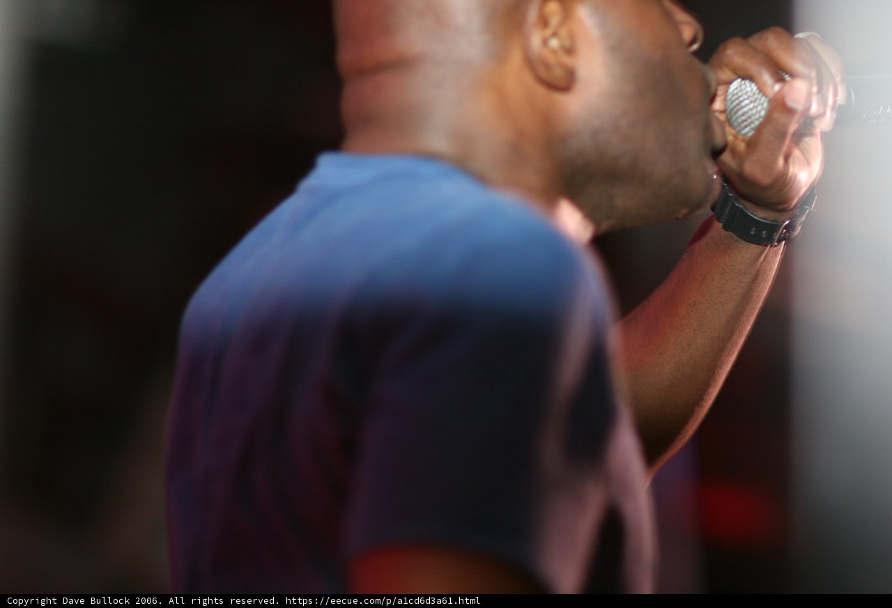 Singing his Heart out on Stage