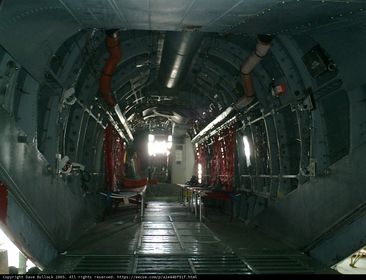 Inside a Military Plane
