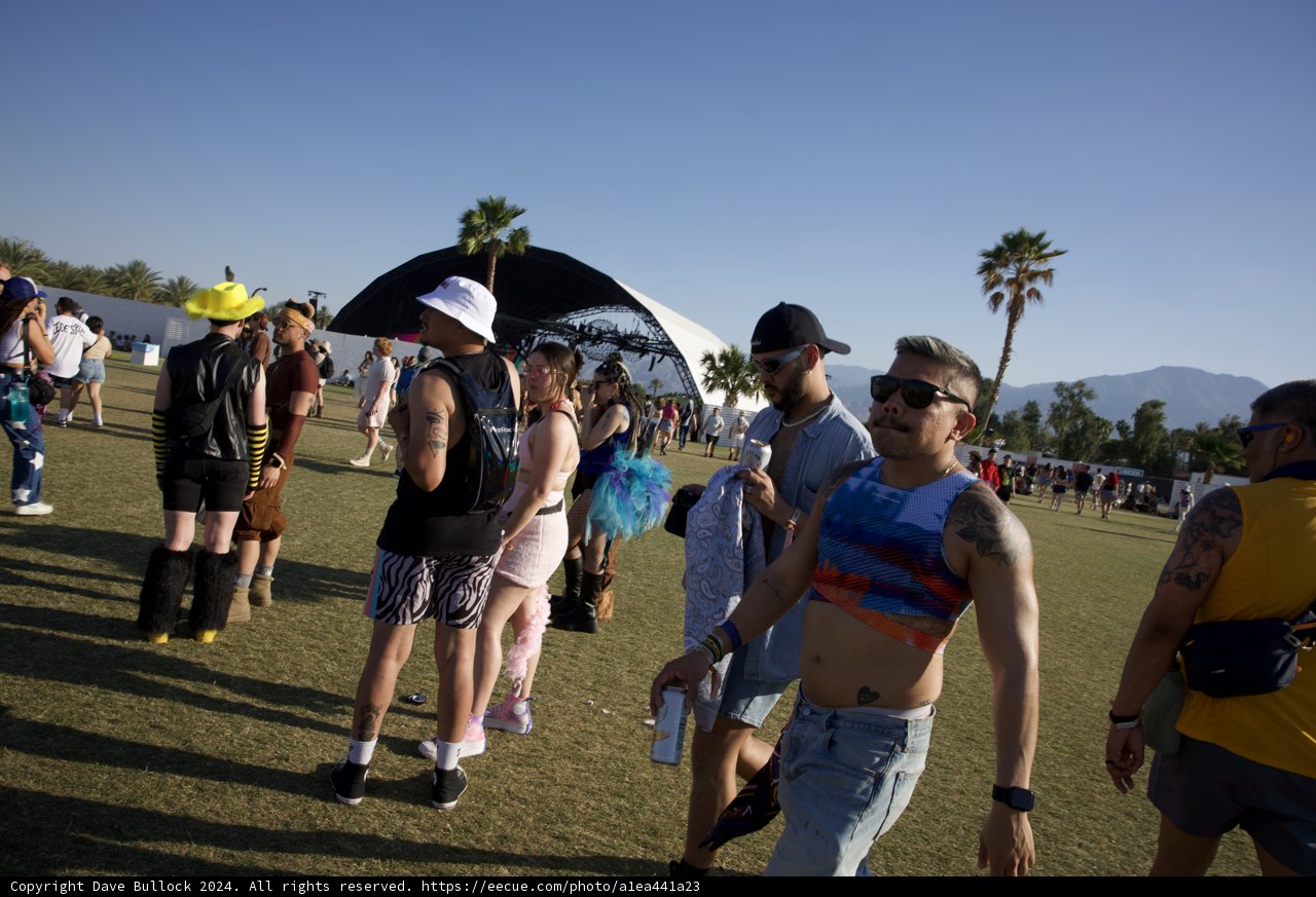 Festival Vibes: A Colorful Gathering at Coachella 2024
