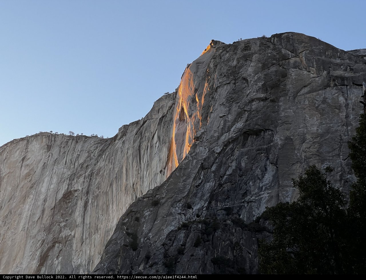 A Majestic Cliffside in Yosemite National Park