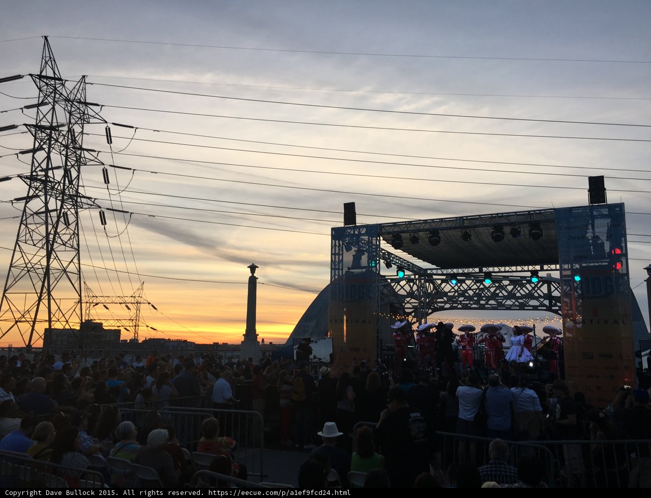 Sunset Concert Crowd in LA